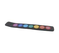 ROCKING GIFTS Apoyador de Incienso Decorativo de Madera con 7 Chakras Colorido, Quemador Barilla Incienso Decoración Étnica, 25 cm