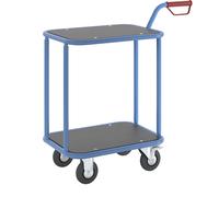 Rodador con asa eurokraft pro, carga máx. 200 kg, 2 camas