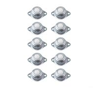 Rodamiento de transferencia de bolas de rodillo, 10 piezas de 1/2 pulgada para rodillo transportador, ruedas giratorias de media pulgada para línea de montaje