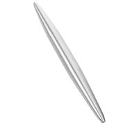 Rodillo de Acero Inoxidable Antiadherente para Pizza y Masa, Uso Doméstico | Superficie Lisa Lijado Fino, Manejo Cómodo, Acabado Plata, para Tartas y Panadería Profesional