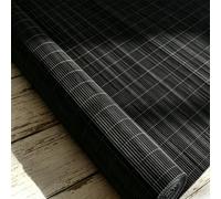 Rodillo de bambú retro para fácil instalación inalámbrica, bambú natural para porche, hogar y oficina, tamaños de 61 a 177,8 cm de ancho (negro, 89 cm de ancho x 91,4 cm de alto)