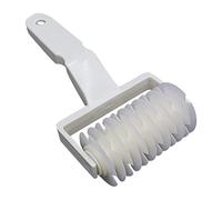 Rodillo de Celosía, Rodillo de Celosía, Rodillo de Masa, Cortador de Masa de Plástico Blanco, Herramienta para Hornear, Hojaldre, Galleta, Pastel, Pizza, Pastelería, Cortador de(como se Muestra)