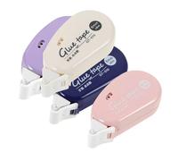 Rodillo de Cinta de Puntos para Manualidades, Pet, 4 Piezas | Recambio Adhesivo Transparente, Fácil de Cortar y Rasgar, Suave y Flexible para Álbumes de Recortes