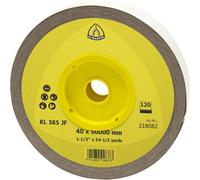 Rodillo de lija KL 385 JF de 50 mm, grano K.60, para metal, corindón, marca KLINGSPOR