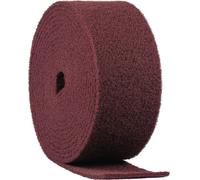 Rodillo de tela abrasiva, número 400, longitud 10 metros, ancho 150 mm, de color rojo-marrón medio