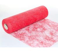 Rodillo de tela de microfibra para mesas, color rojo, dimensiones 20 metros x 30 centímetros