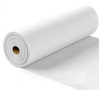 Rodillo de tela para mesas, 1,20 m x 20 m, blanco, resistente al agua, resistente al desgarro, tejido no tejido