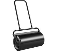 Rodillo para césped, con capacidad de 13 galones para rellenar con arena o agua. Rodillo de acero para césped con un sistema de enganche fácil de usar y un mango ergonómico en forma de U para facilita