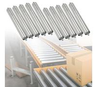 Rodillo transportador de acero inoxidable de 1,5 pulgadas: rodillo de repuesto duradero for sistemas transportadores industriales(550mm 10pcs)
