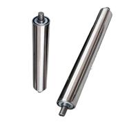 Rodillos de repuesto para cintas transportadoras Stainless Steel Gravity Conveyor Rollers, Multiple Sizes, 2 Pack(L550MMxDia25MM)
