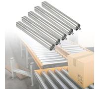 Rodillos transportadores de 1,5'' de diámetro, 4 6 8 10 12 14 16 18 20 24 36 40 47 Pulgadas, Paquete de 5 10 15 20 Rodillos de Repuesto para Cintas transportadoras industriales, Rodillo