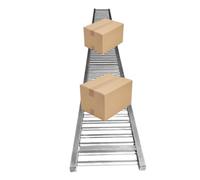 Rodillos transportadores plegables de acero inoxidable | Mesa de rodillos portátil sin motor para logística de almacén, carga y descarga(40 x 400cm)