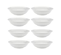 Rörstrand Plato hondo Swedish Grace Ø19 cm paquete de 8 - Nieve (blanco)