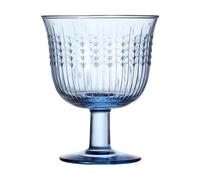 Rörstrand Vaso con pie Swedish Grace 25 cl pack de 2 Azul