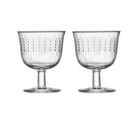 Rörstrand Vaso con pie Swedish Grace 25 cl pack de 2 Transparente