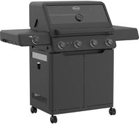 RÖSLE ALLFLAME Prime 4 Barbacoa de Gas, 4 Quemadores (3.5 kW cada uno), Sistema de Parrillas Vario+, Superficie de Asado 70x45 cm, Parrillas de Fundición, Fundición Inyectada de Aluminio, Negro