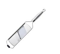 RÖSLE - Cortador en juliana, cortafiambres de, 3 insertos, con soporte de silicona, acero inoxidable 18/10, incluye tapa protectora