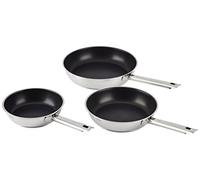 Rösle Juego 3 sartenes Elegance ProPlex 20/24/28 cm Inducción Acero 18/10 Lavavajillas
