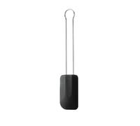 RÖSLE Espátula de Masa, Rasqueta de Masa como Ayuda para Hornear y Cocinar, Silicona Resistente, 26 cm, Negro, Acero Inoxidable 18/10, -30 a +200 Grados Celsius, Apto para Lavavajillas
