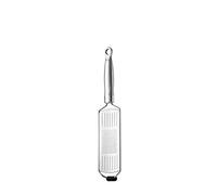 RÖSLE - Rallador fino, rallador para parmesano, especias, limón, chocolate o jengibre, con soporte de silicona, acero inoxidable 18/10, incluye funda protectora