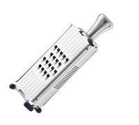 Rösle Rallador Multifuncional de Calidad para Uso Universal, Cortador de Verduras, 3 Superficies de Rallado, con Pies de Silicona, Acero Inoxidable 18/10, Incluye Cubierta Protectora