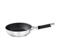 RÖSLE SILENCE PRO Sartén con revestimiento antiadherente de ProResist, mango de silicona, 20 cm, acero inoxidable 18/10, apta para inducción y lavavajillas