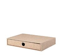 Rössler Papier 1524452390 - S.O.H.O. Cajetín para DIN A4, con agujero de agarre, Cacao, 335 x 252 x 65 mm, 1 unidad