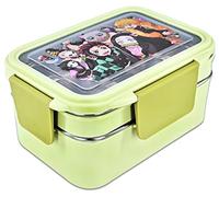 Roffatide Anime Demon Slayer All-in-One Bento Boxes Agatsuma Kamado Tanjirou Nezuko Zenitsu Hashibira Inosuke Lunch Box Contenedores para alimentos Fruit Snack