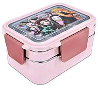 Roffatide Anime Demon Slayer All-in-One Bento Boxes Kamado Nezuko Tanjirou Agatsuma Zenitsu Hashibira Inosuke Lunch Box Contenedores para alimentos Fruit Snack