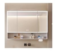 ROHCGHC Espejo de baño, con 2 Puertas Espejos, Adecuado for baños en Casas, Apartamentos(White,120 * 70cm/47.2 * 27.5in)