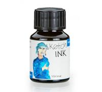Rohrer & Klingner sketchINK Tinta de escritura y dibujo - Frasco de 50 ml - Azul | Marlene