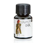 Rohrer & Klingner sketchINK Tinta de escritura y dibujo - Frasco de 50 ml - Oliva | Lilly