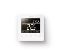 Rointe ST.3 Termostato Digital Programable Blanco para Suelo Radiante, Función Ahorro Energía Ventanas Abiertas, Modo Vacaciones, Panel Bloqueable, Inicio Adaptativo, Sonda de Suelo NTC Incluida