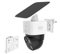 ROKOLOOM Soporte de canalón para cámara de seguridad solar eufy Security SoloCam S340, sin perforación, soporte de aleación de aluminio impermeable para cámara de seguridad solar eufy S340