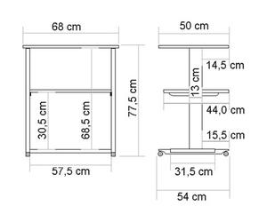 Roline printer table - pieza de mueble para ordenador