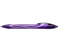 Roller Gel Rt. Bic Gelocity Quick Dry 0.7 Mm Purpura (Set de 12)