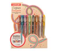 Roller gel uni-ball signo sparkling 1,0 (um-120sp) expositor de 48 (1