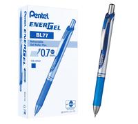Roller retráctil Energel de color azul 12 unidad (Paquete de 1) Azul