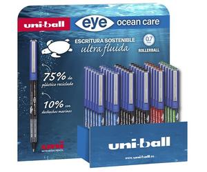 Roller t.liq. uni-ball eye ocean care 0,7 (ub-157rop) expositor de 36