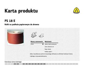 Rollo abrasivo klingspor ps18e, 150mm, grano 220, para lijado fino, ba