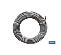 Rollo cable galvanizado 250 mts. 4mm.