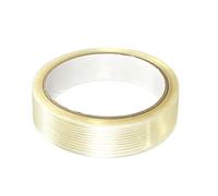Rollo de cinta de envoltura reforzada de filamento transparente, 10 m y 20 | Para control de caja, suministros de mudanza, costuras de cartón, flujo de trabajo de desgarro manual