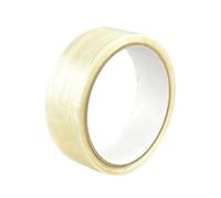 Rollo de cinta de envoltura reforzada de filamento transparente, 10 m y 30 | Para control de caja, suministros de mudanza, costuras de cartón, flujo de trabajo de desgarro manual