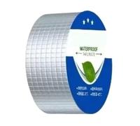Rollo de cinta de papel de aluminio Tamaños múltiples al aire libre de las paredes de los tejados de la prueba del agua del sellador del papel de aluminio de la cinta de la goma butílica(15cmx5m)