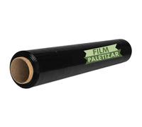 Rollo de Film Negro para Embalar 300 metros y 50 cm ancho Papel de Embalaje para Mudanza | Protección Plástica de Muebles | Si estás de mudanza este es el rollo plástico que necesitas