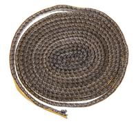 Rollo de Junta Autoadhesiva de Fibra de Vidrio para Chimenea y Estufa | Ajuste Seguro, Instalación Fácil, Evita Deslizamientos, Color Amarillo, para Hogar y Equipos de Leña