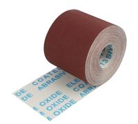 Rollo de Papel de Lija de Corindón de Alta Durabilidad, Grano 240, 93 mm x 10 m,para Pulido y Lijado en Madera, Metal, Acero y Acero Inoxidable (Grano 180)