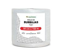 Rollo de Plástico de Burbujas Alta Calidad 150 m x 50 cm | 50 g/m² | Embalaje Profesional | Fabricado en España, VADEINCIENSO