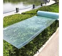 Rollo de policarbonato impermeable de 1 metro de ancho para techos resistente a la lluvia paneles aislantes revestimiento de techo fácil de cortar para agricultura y jardinería al aire lib(Size:1m*3m)