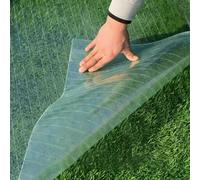 Rollo De Policarbonato Para Techos Láminas De Plástico Para Techos Resistente A Los Rayos UV Película De Invernadero Para Jardinería Cocheras Y Agricultura Fácil De Cortar(Size:1*3m,Color:0.8mm)